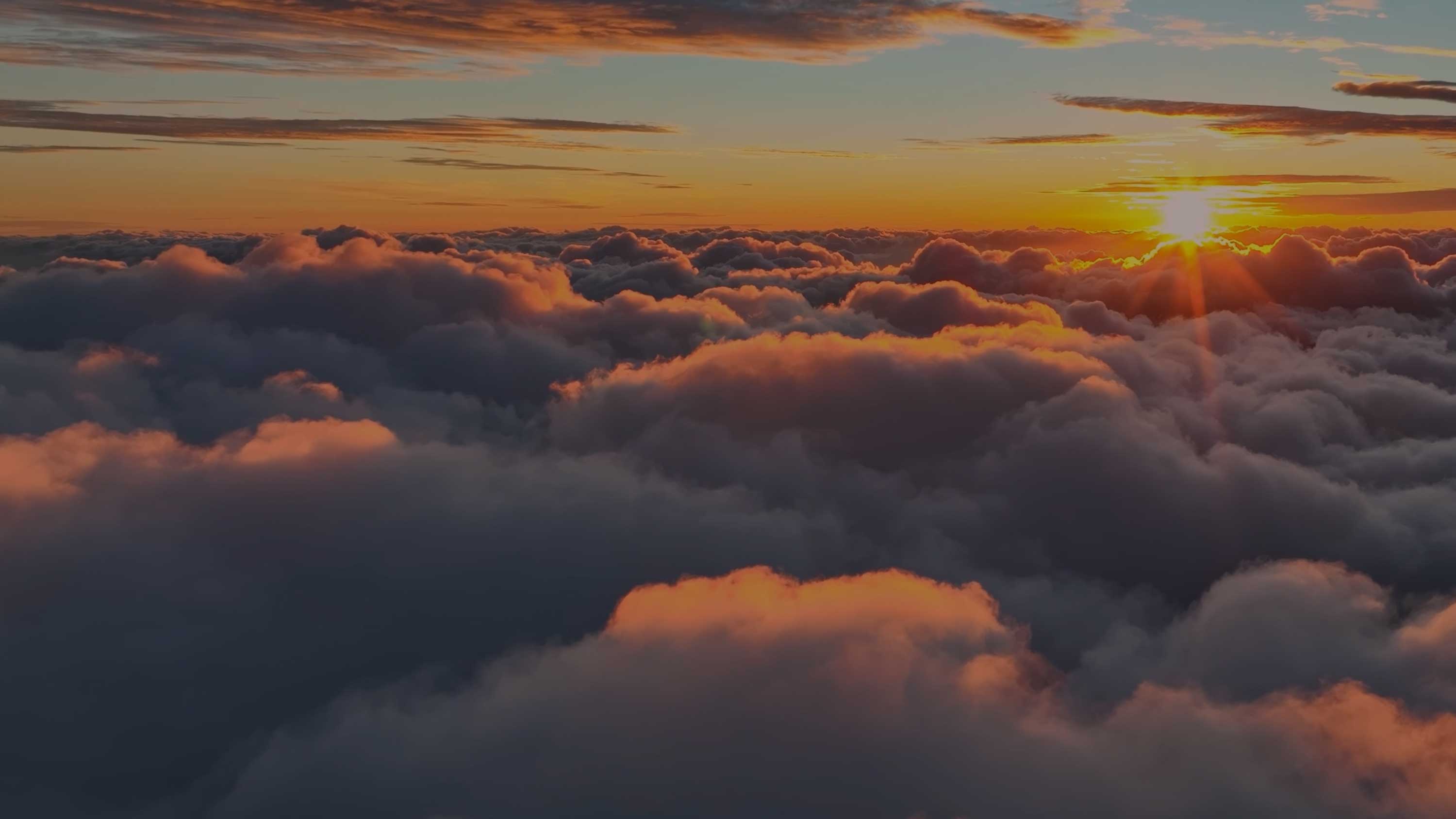 Clouds and sunrise