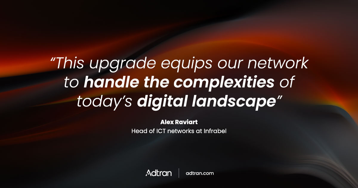 Infrabel deploys Europe’s first 64G Fibre Channel over WDM solution with Adtran’s S-Flex™