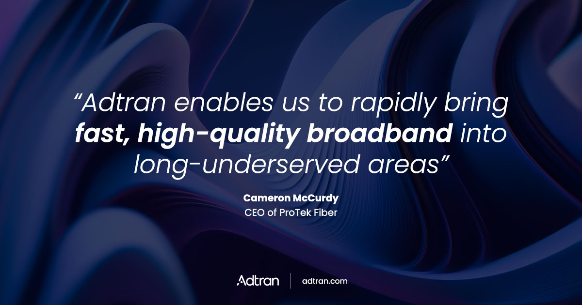 ProTek Fiber expands full-fiber connectivity in rural Illinois with Adtran