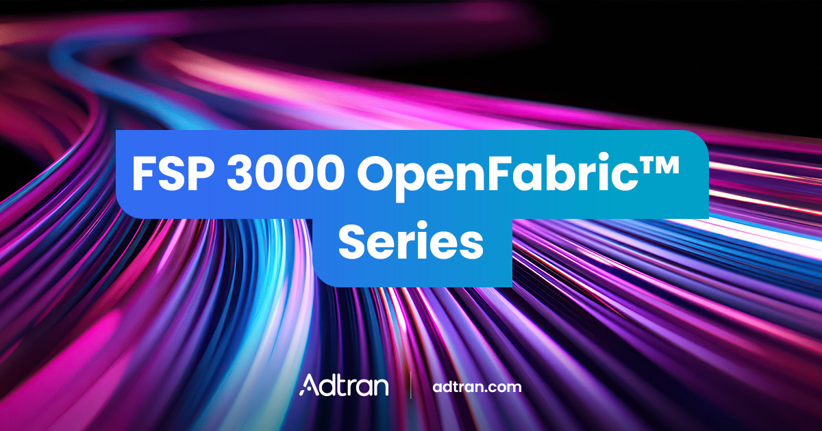 FSP 3000 OpenFabric series