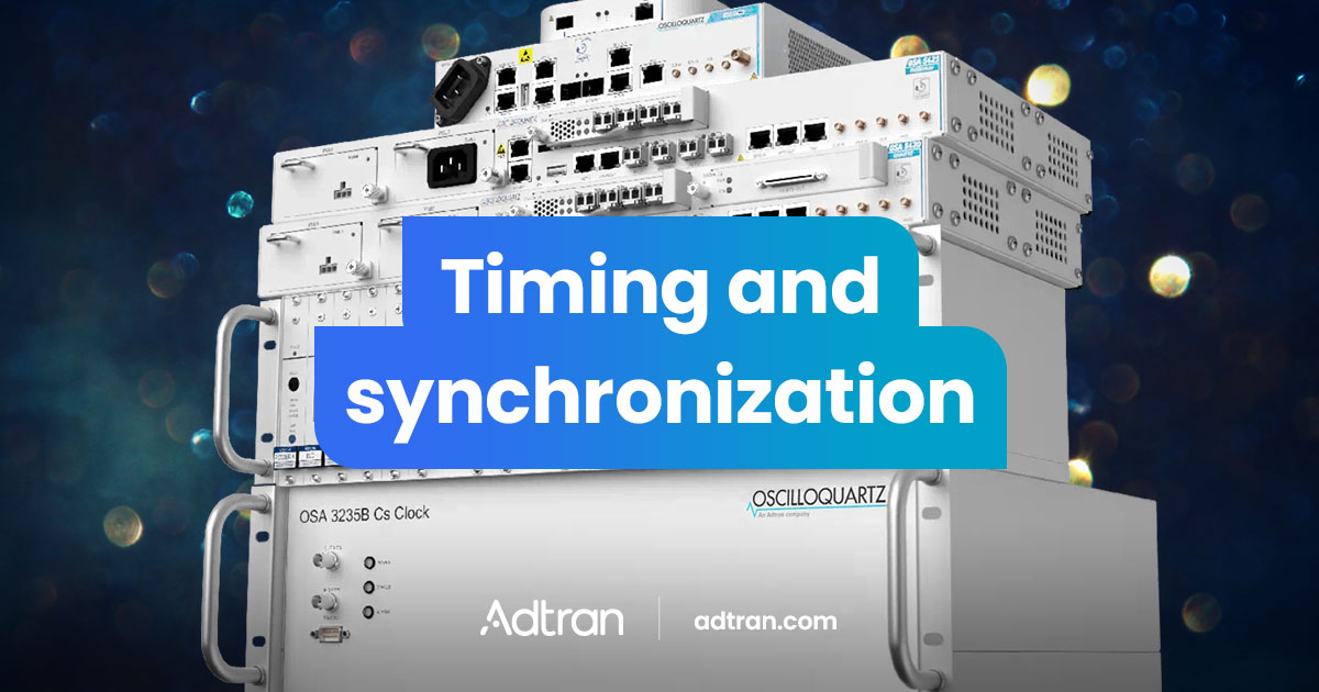 Timing and synchronization