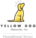 Yellow dog logo