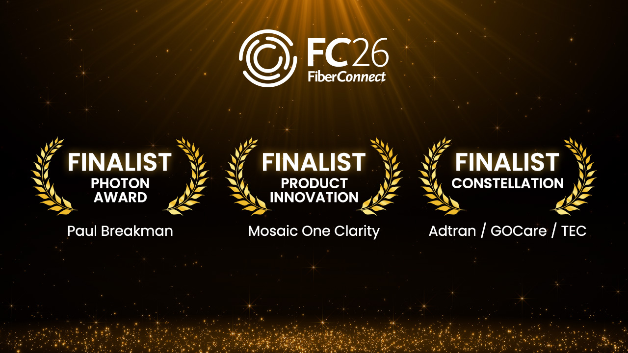 Adtran named finalist for three Fiber Connect 2026 Awards